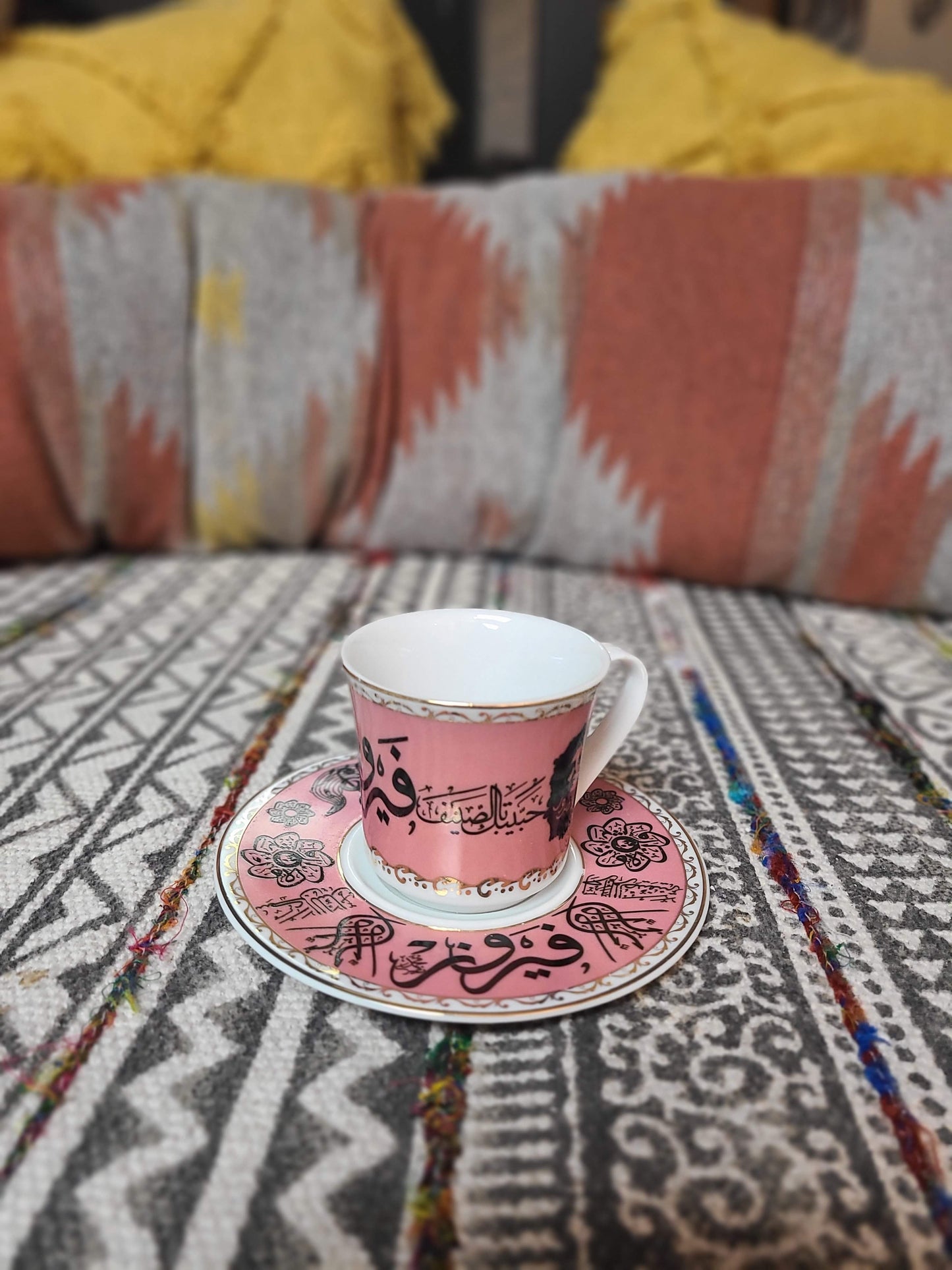 Fayrouz Turkish Coffee Cups & Coasters