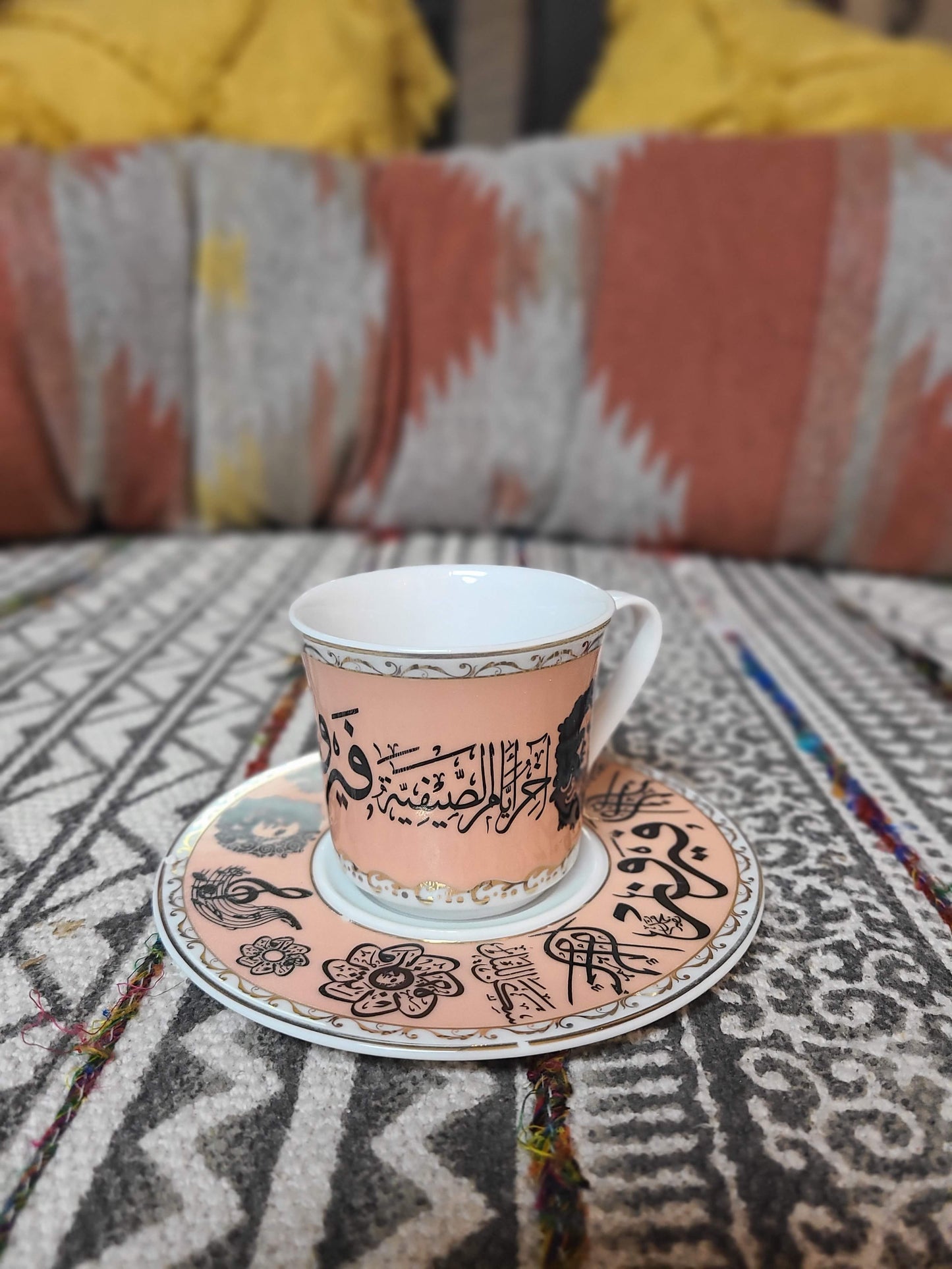 Fayrouz Turkish Coffee Cups & Coasters