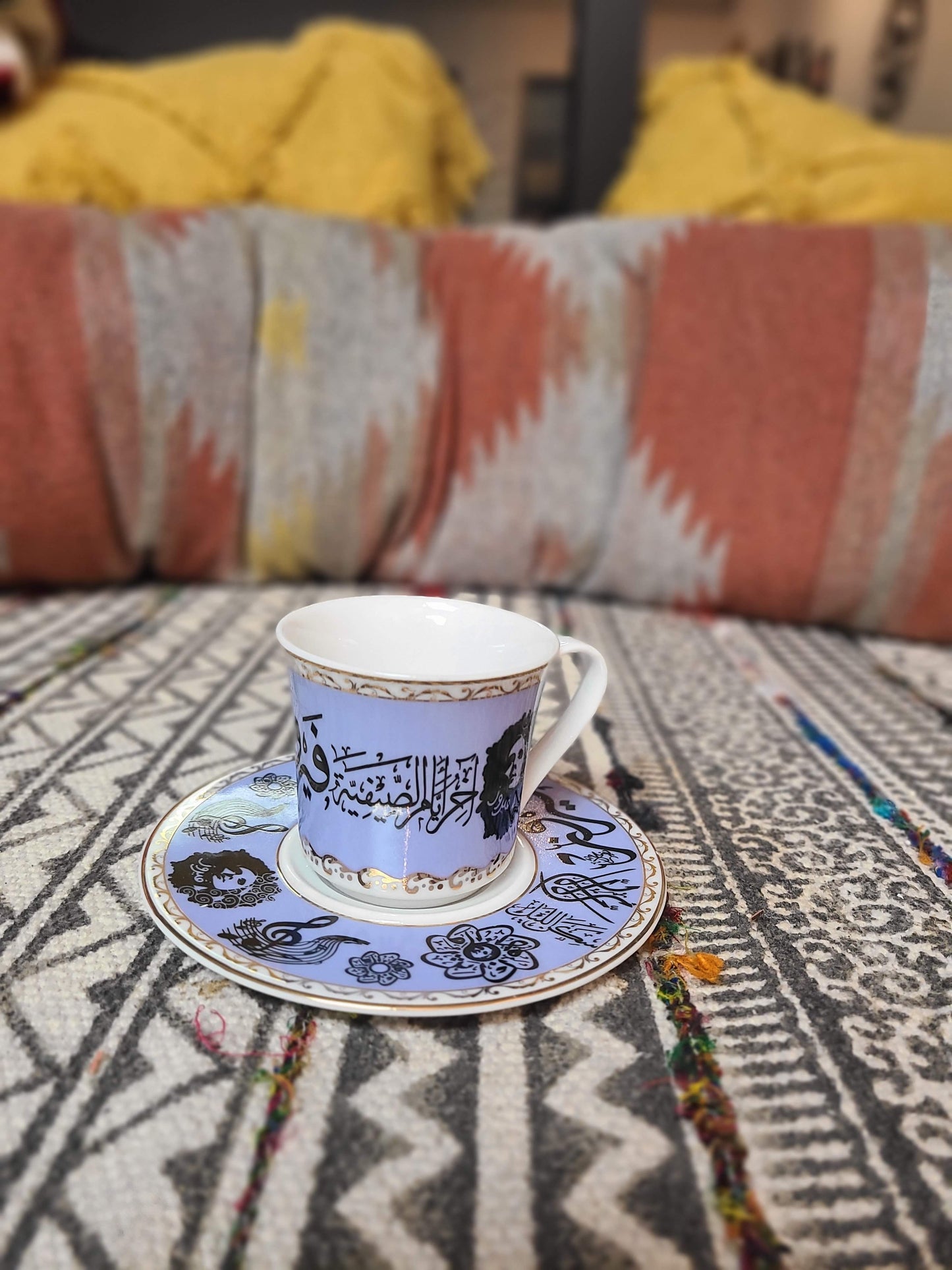 Fayrouz Turkish Coffee Cups & Coasters