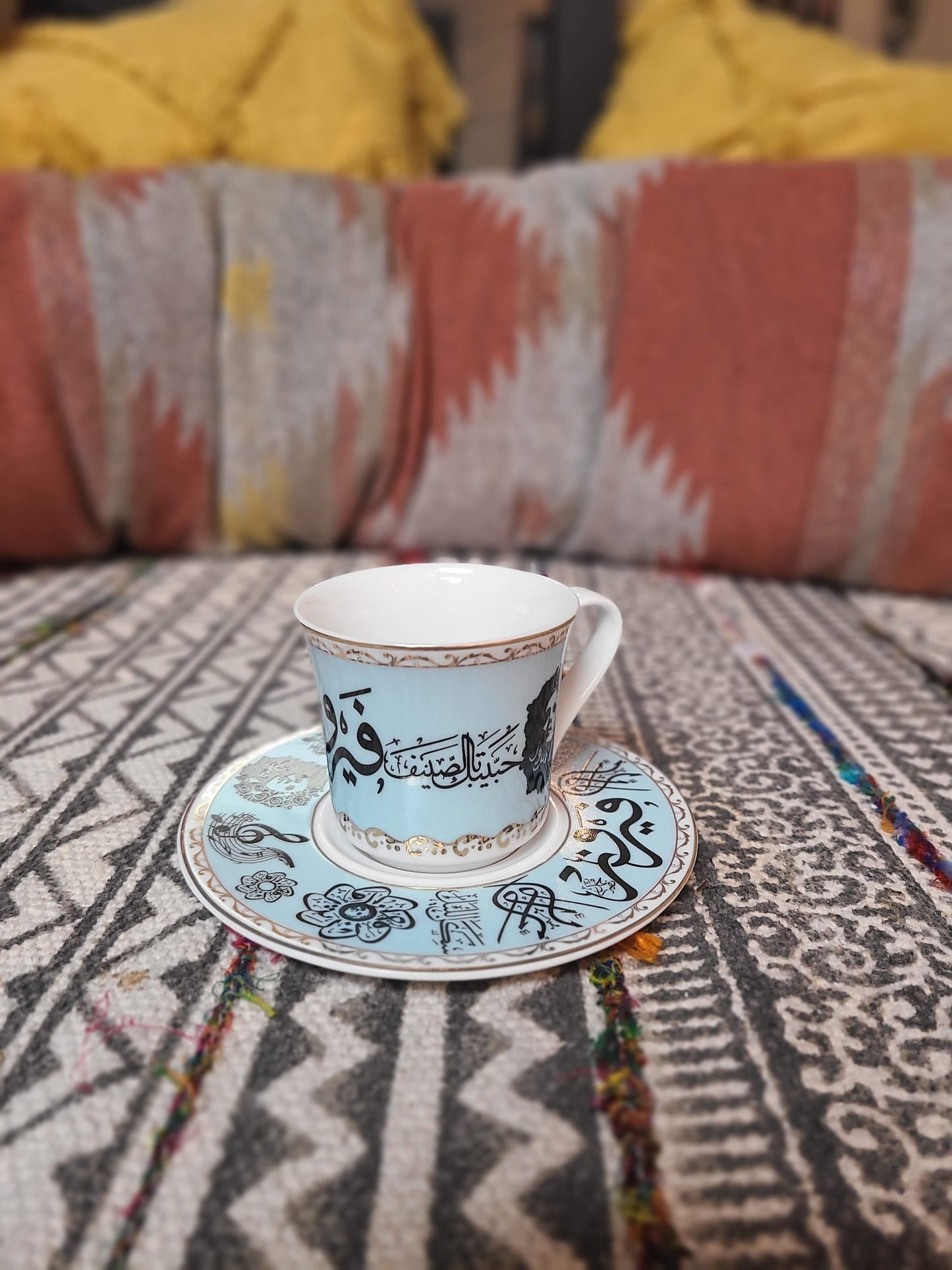 Fayrouz Turkish Coffee Cups & Coasters