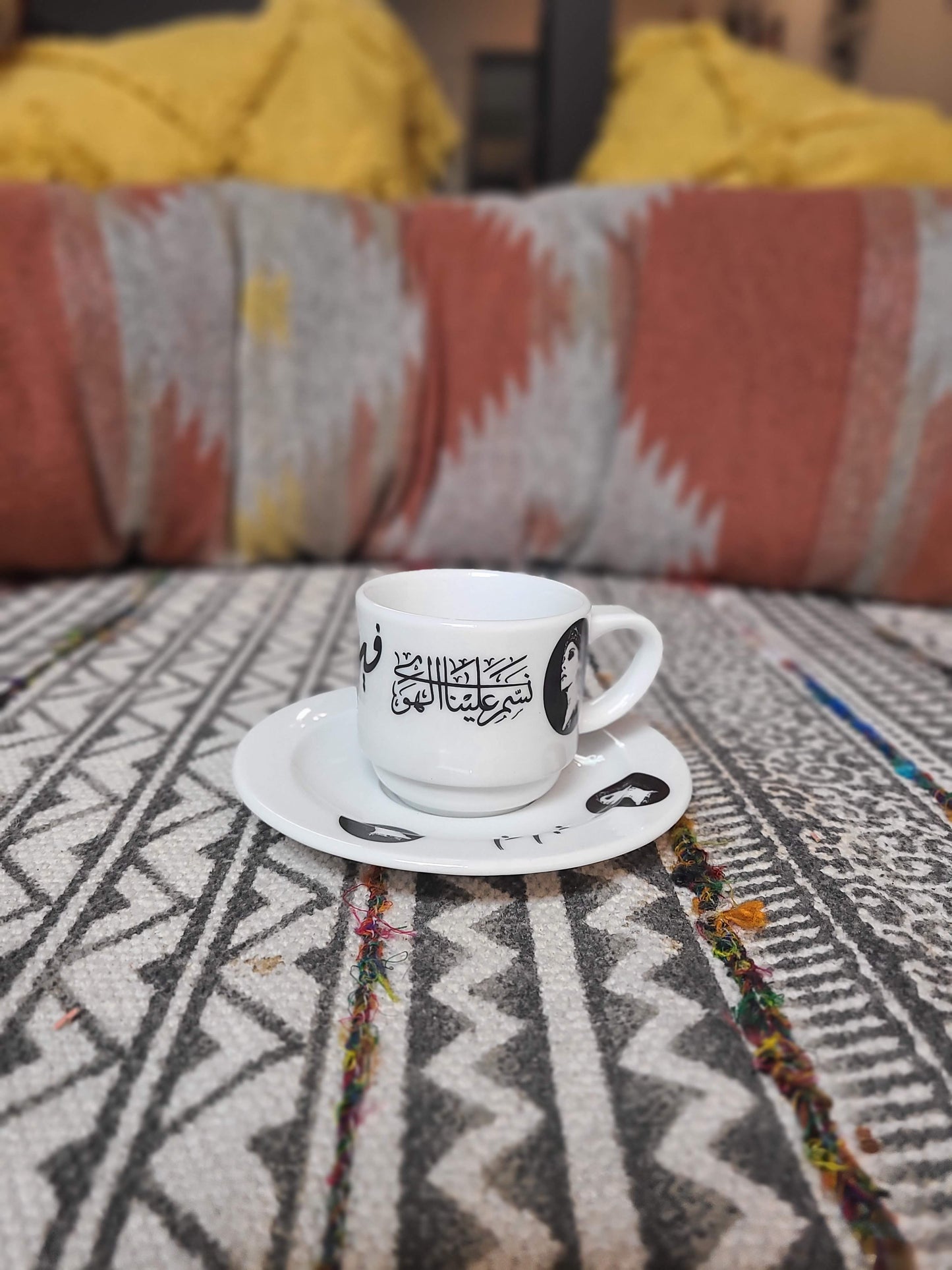 Fayrouz Turkish Coffee Cups & Coasters